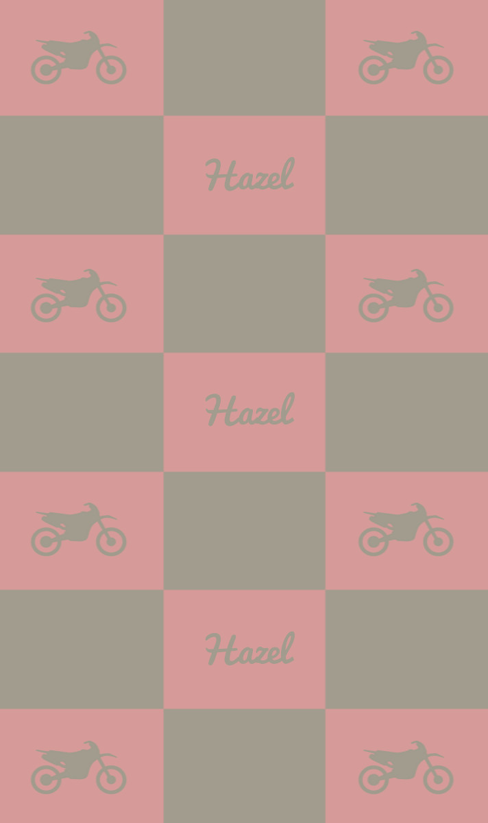 Hazel Cot Blanket - Blush/Beige Perfect Condition