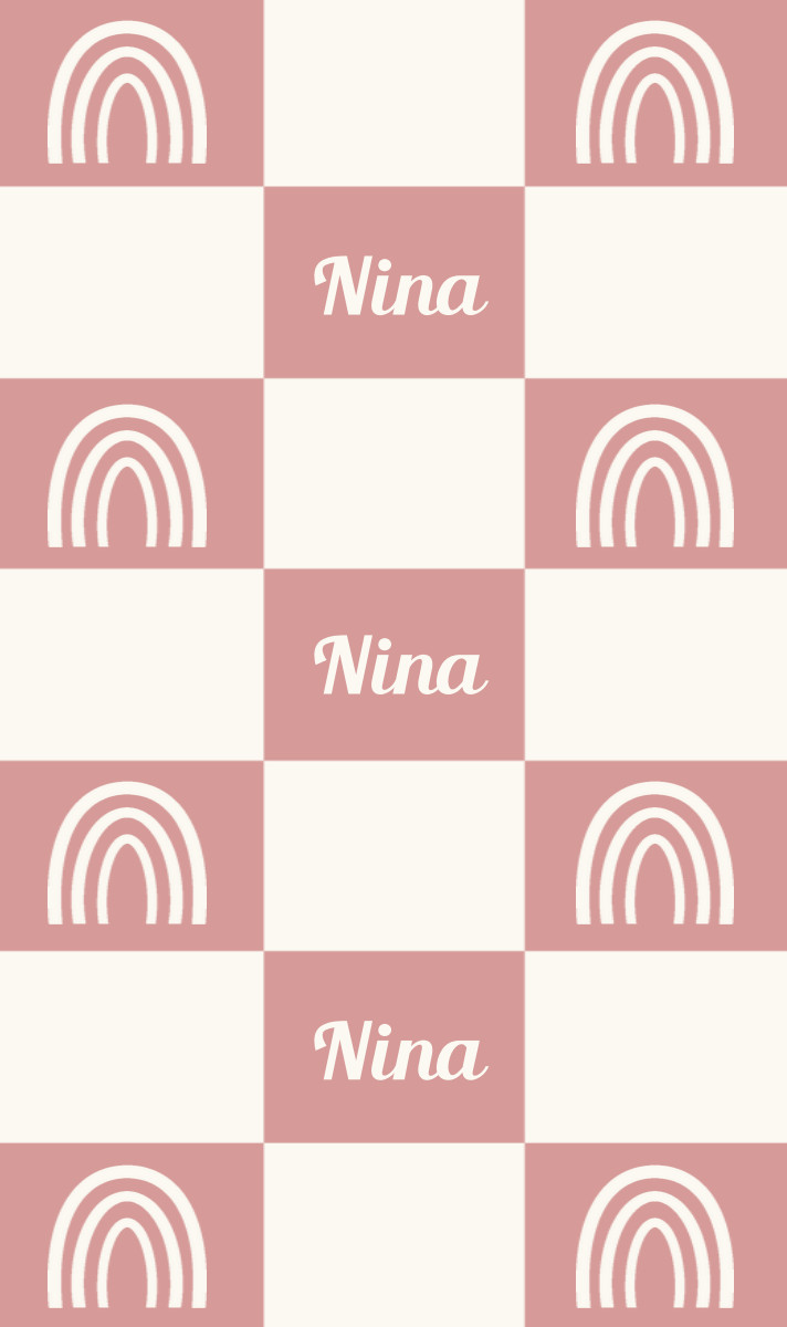 Nina Cot Blanket - Blush/Eggshell