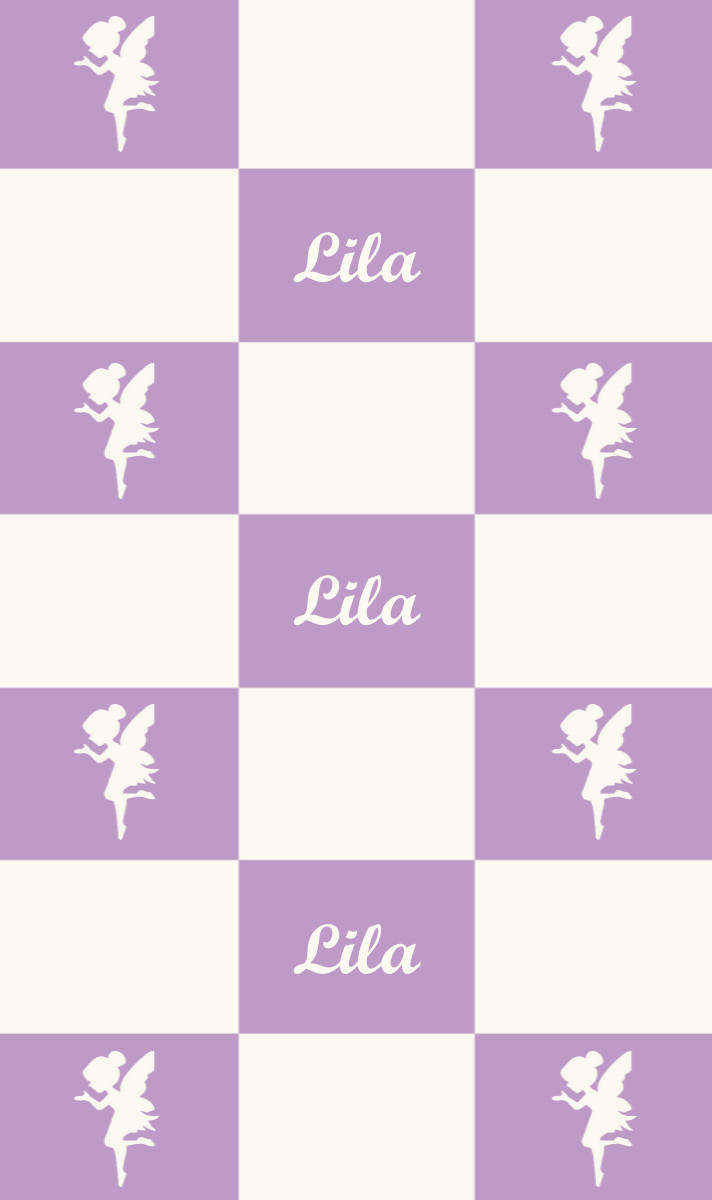 Lila Cot Blanket - Lavender/White