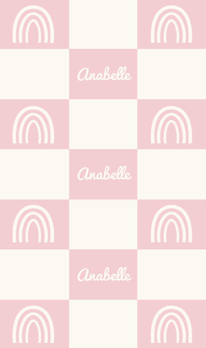 Anabelle Cot Blanket - Pastel-Pink/Eggshell Perfect Condition