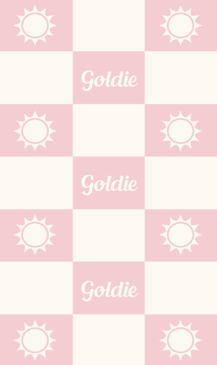 Goldie Cot Blanket - Eggshell/Pastel-Pink Perfect Condition