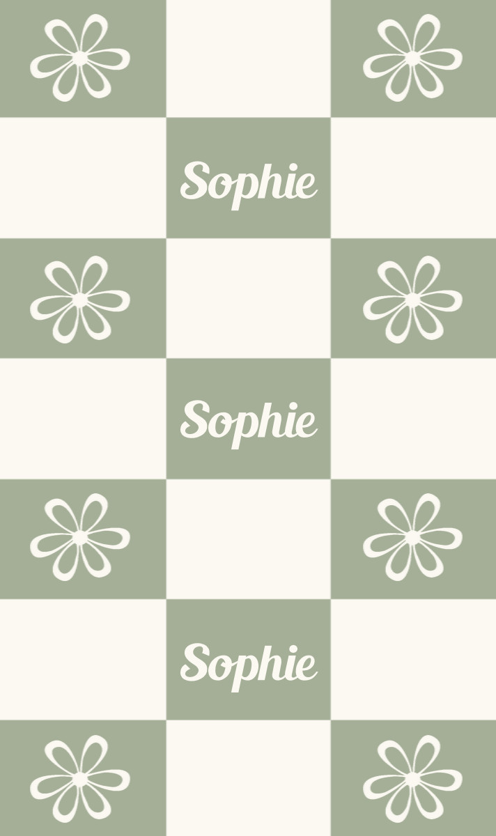 Sophie Cot Blanket - Sage/Eggshell Perfect Condition