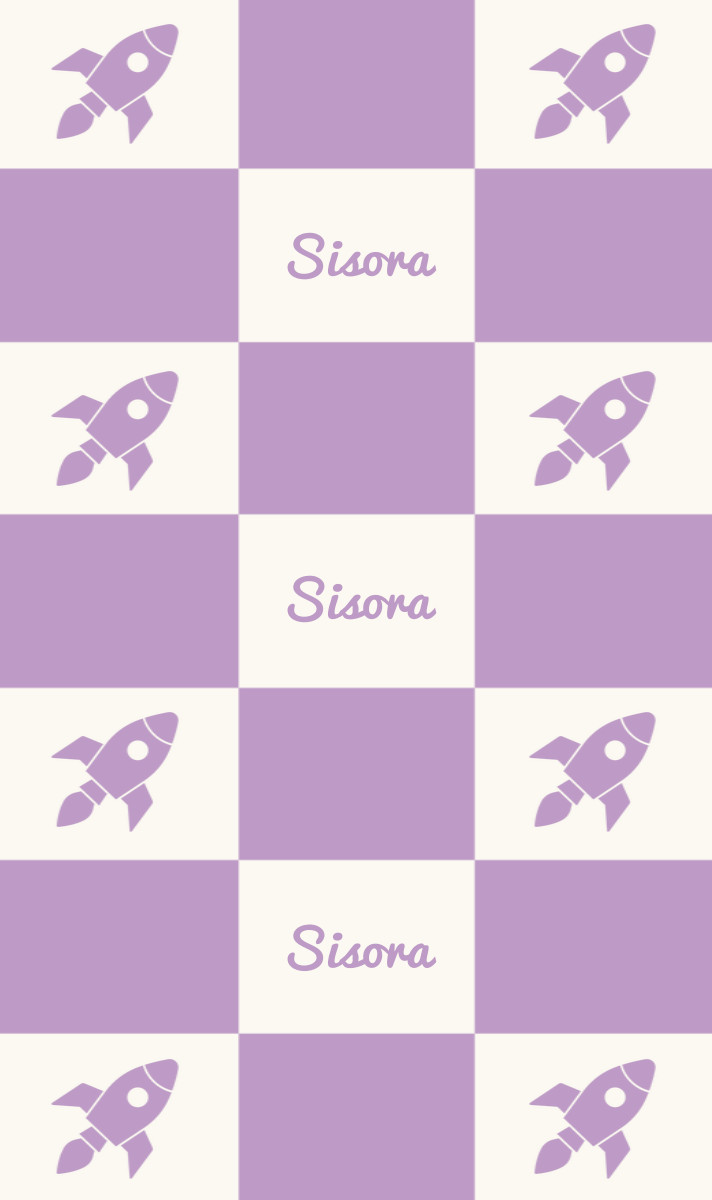 Sisora Cot Blanket - Eggshell/Lavender