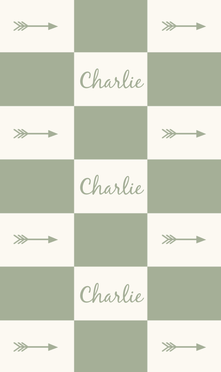Charlie Cot Blanket - Eggshell/Sage