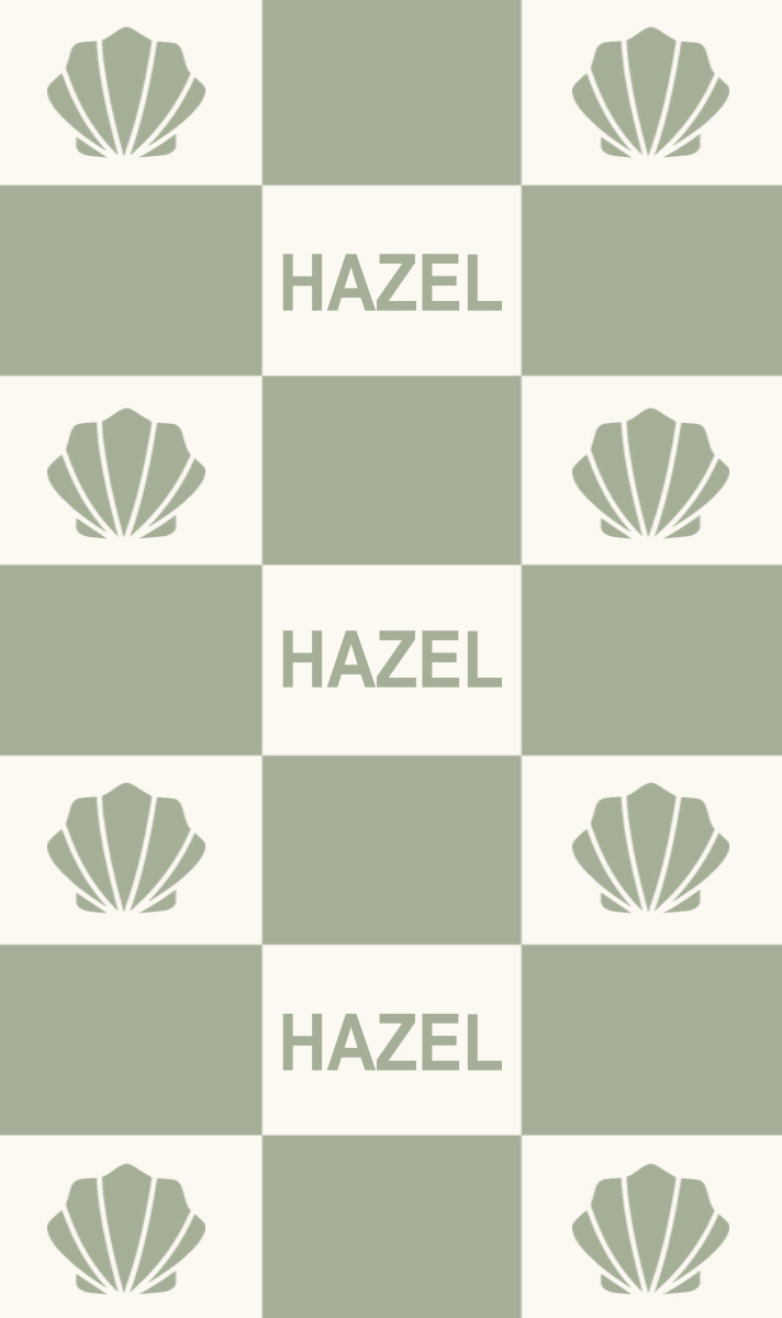 HAZEL Cot Blanket - Eggshell/Sage