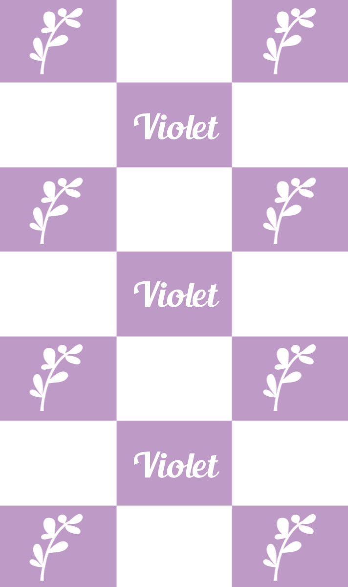 Violet Cot Blanket - Lavender/White Perfect Condition