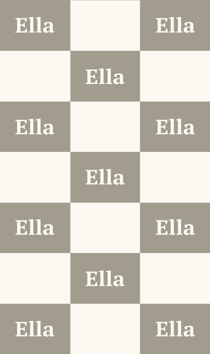 Ella Cot Blanket - Beige/Eggshell