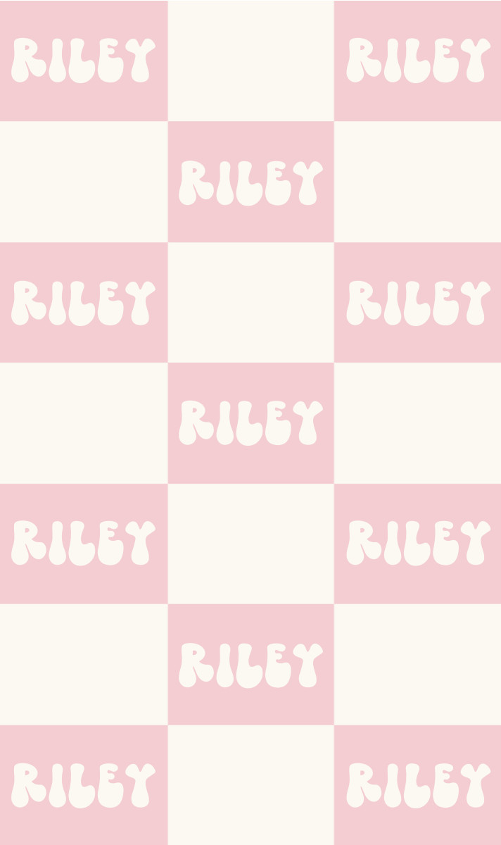 Riley Cot Blanket – Pastel-Pink/Eggshell with Minor Defects
