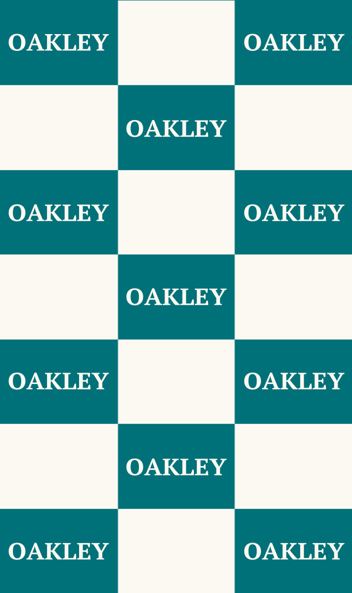 Oakley Cot Blanket - Teal/Eggshell