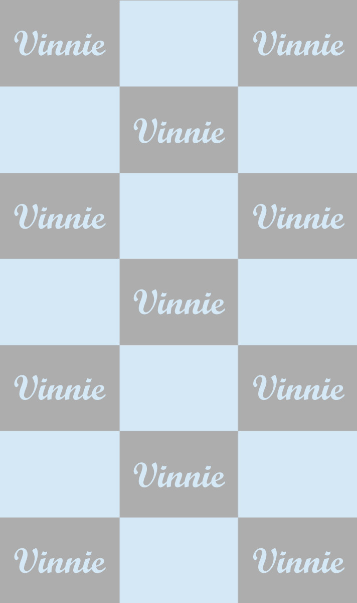Vinnie Cot Blanket - Pewter/Ice Blue