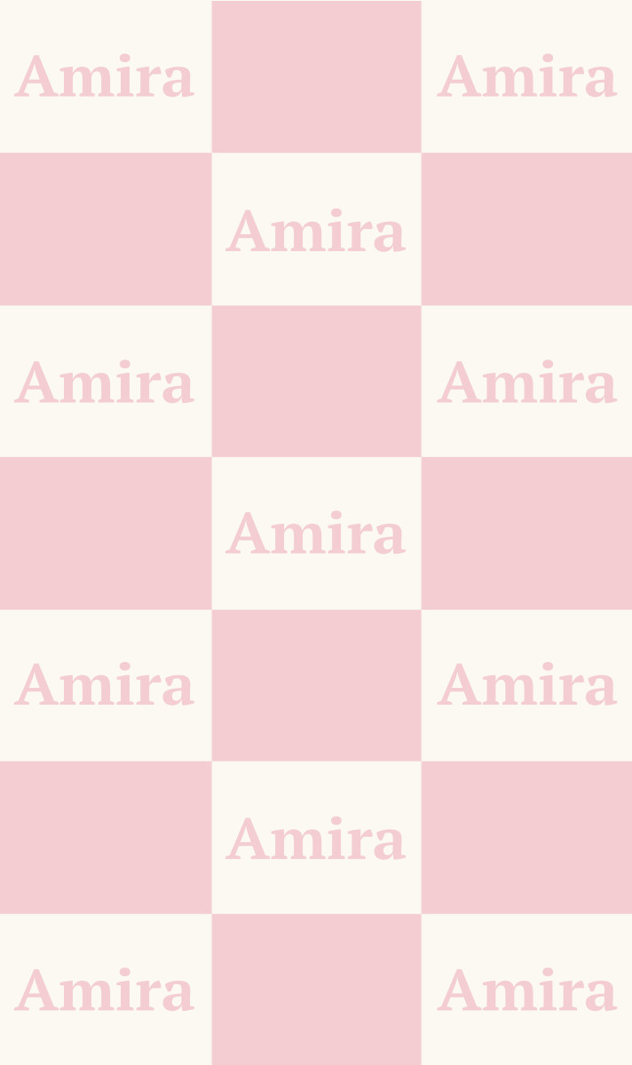 Amira Cot Blanket - Eggshell/Pastel Pink
