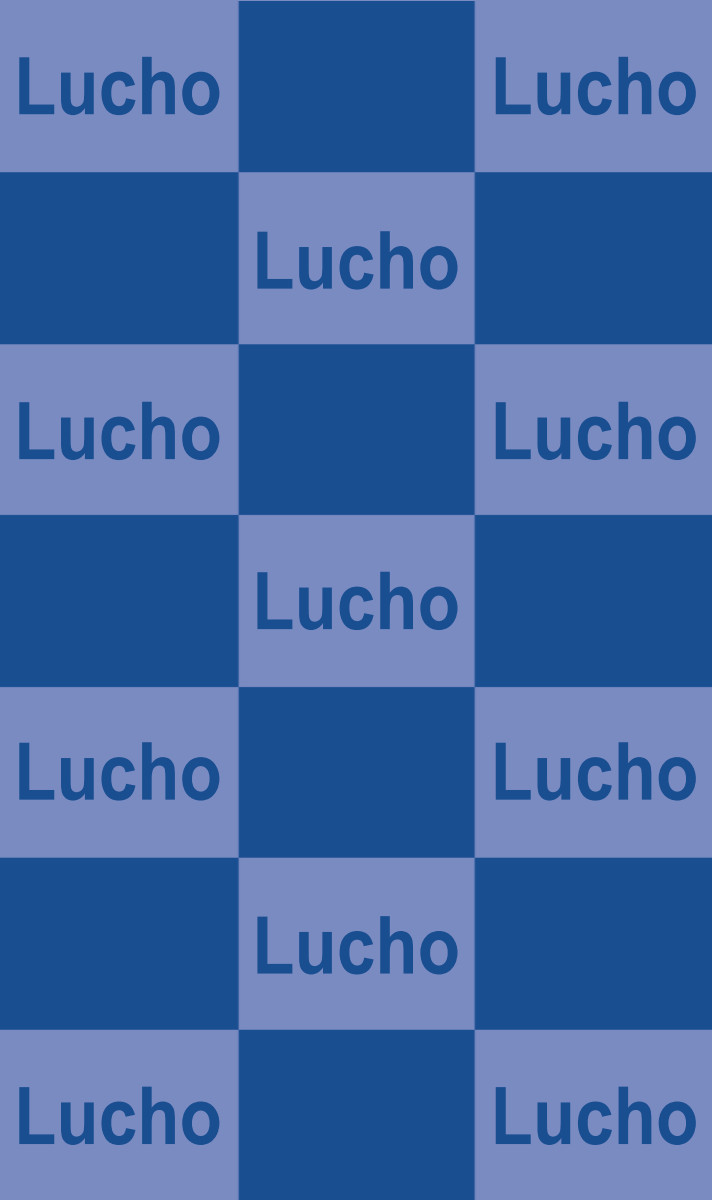 Lucho Cot Blanket - Seamist/Royal Blue