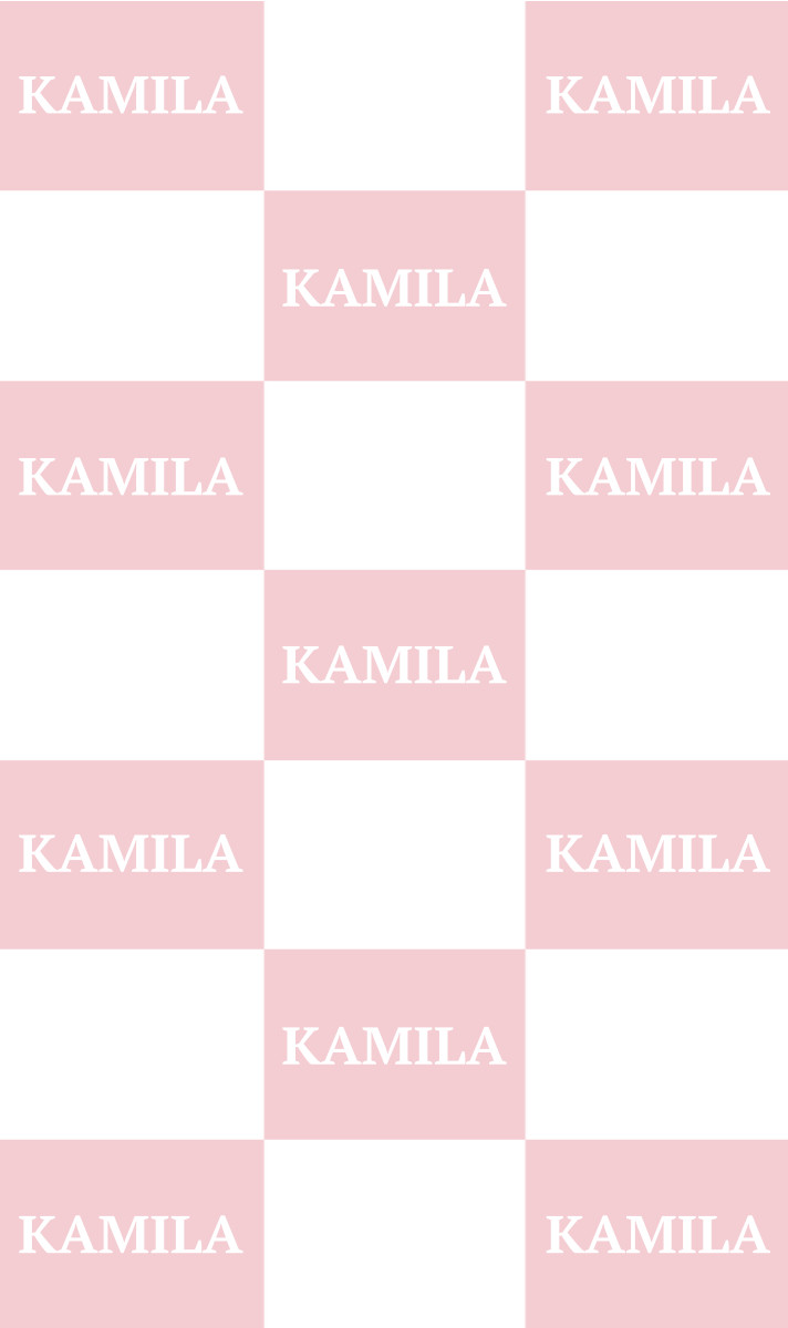 Kamila Cot Blanket - Pastel Pink/White