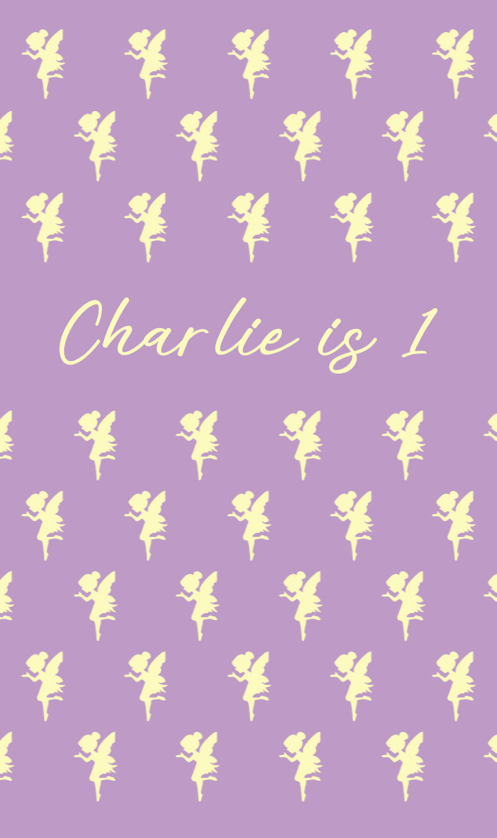 Charlie is 1 Cot Blanket - Lavender/Pastel Lemon
