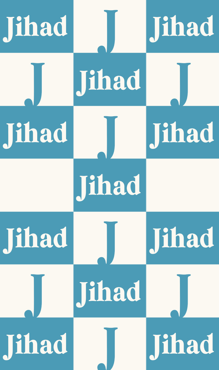 Jihad Cot Blanket - Arctic-Blue/Eggshell