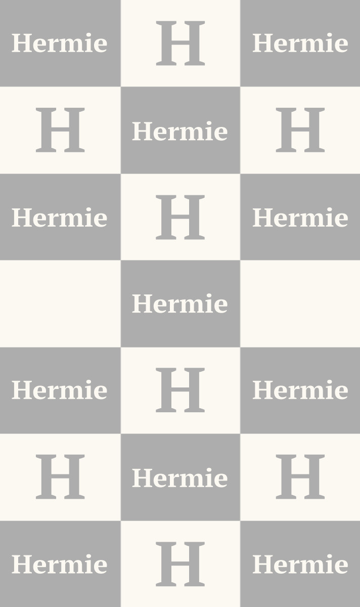 Hermie Cot Blanket - Pewter/Eggshell