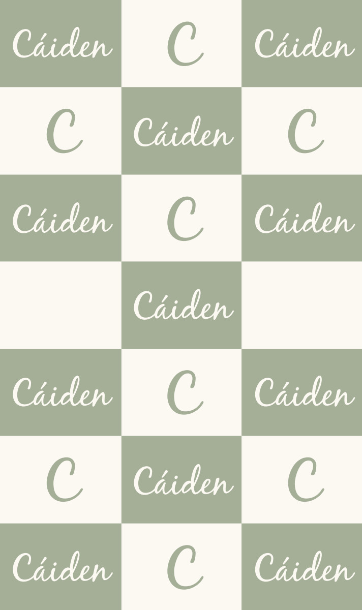 Cáiden Bassinet Blanket - Sage/Eggshell