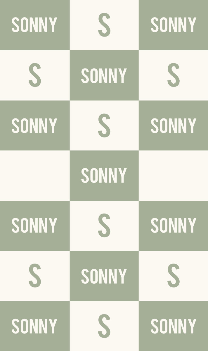 Sonny Cot Blanket - Eggshell/Sage