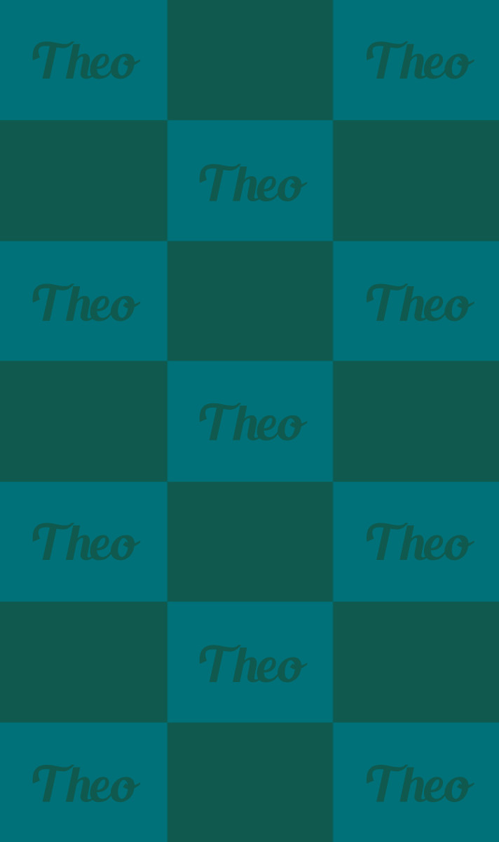 Theo Cot Blanket - Teal/Forest Green