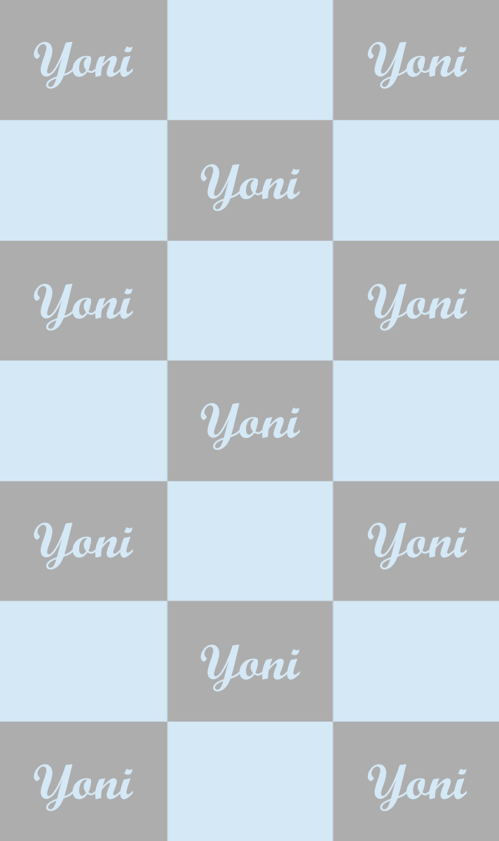 Yoni Cot Blanket - Pewter/Ice Blue