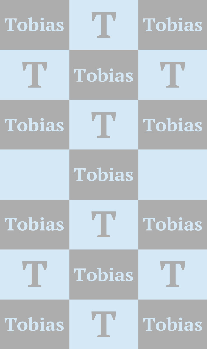 Tobias Cot Blanket - Pewter/Ice-Blue