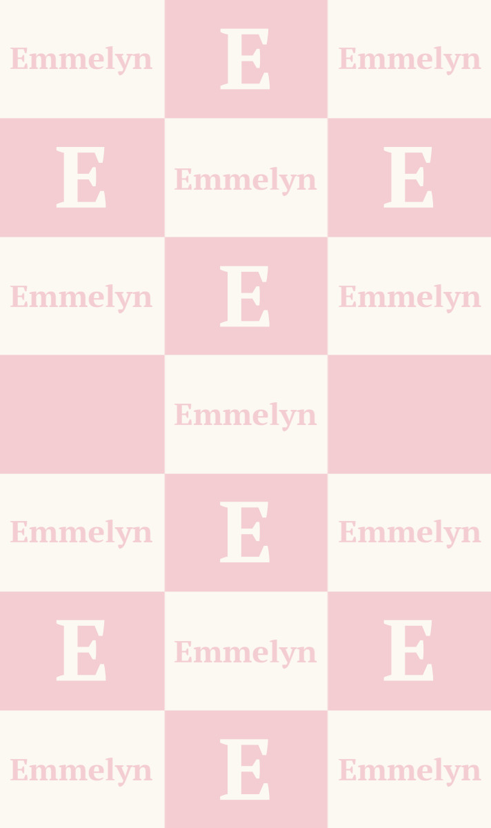 Emmelyn Cot Blanket – Eggshell/Pastel-Pink with Minor Defects
