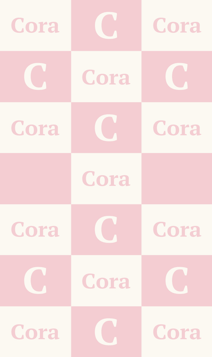 Cora Cot Blanket - Eggshell/Pastel-Pink Perfect Condition