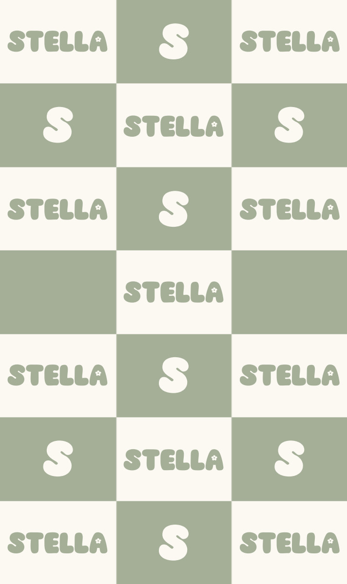 Stella Cot Blanket – Eggshell/Sage Perfect Condition