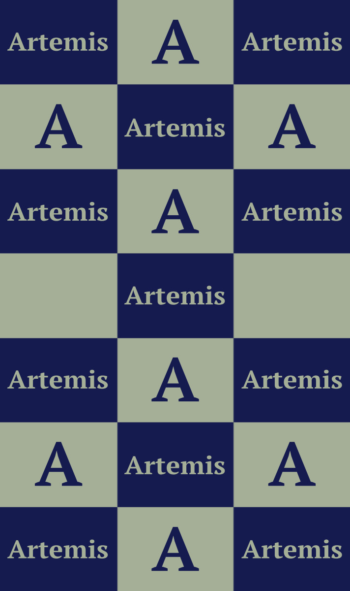 Artemis Cot Blanket - Navy/SAge Perfect Condition