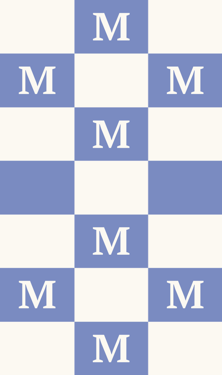 M Cot Blanket - Eggshell/Seamist with Minor Defects