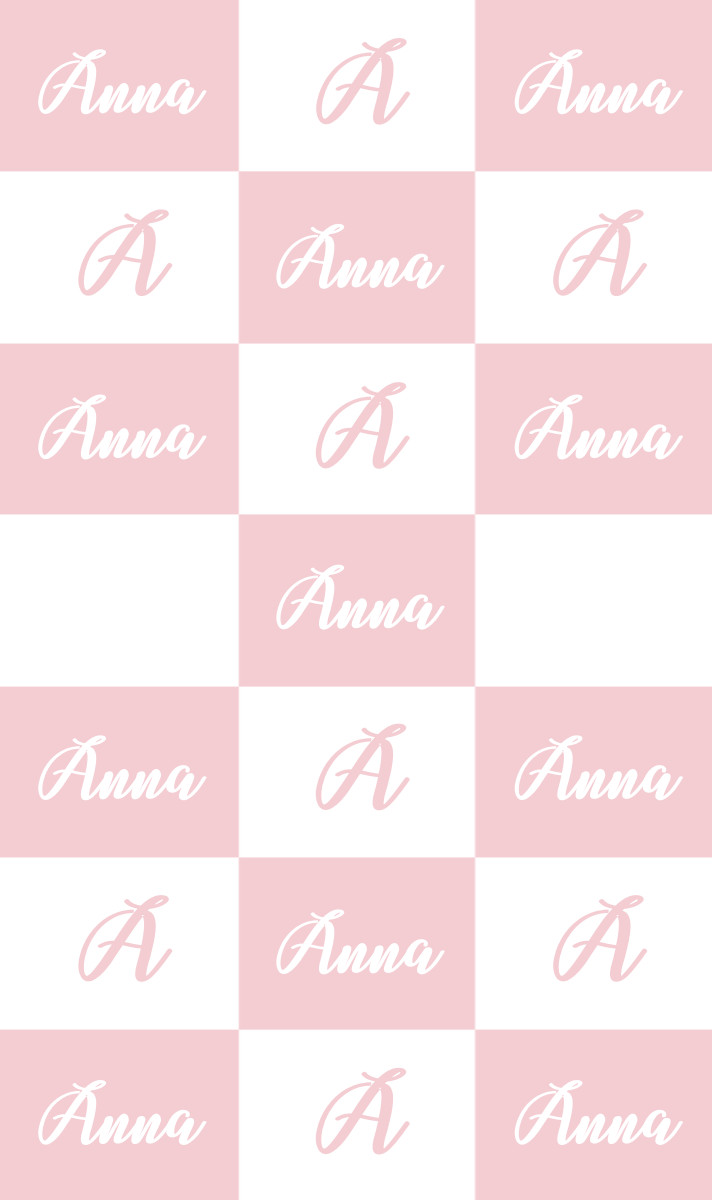 Anna Cot Blanket - Pastel Pink/White