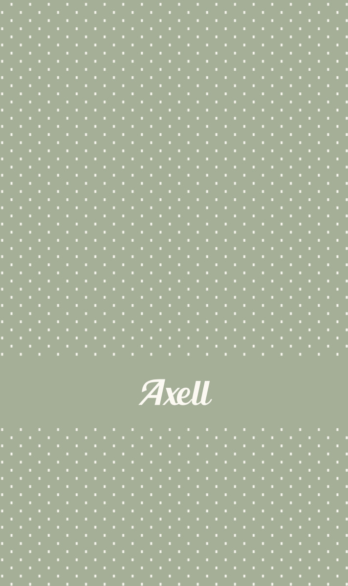 Axell Cot Blanket - Sage/Eggshell