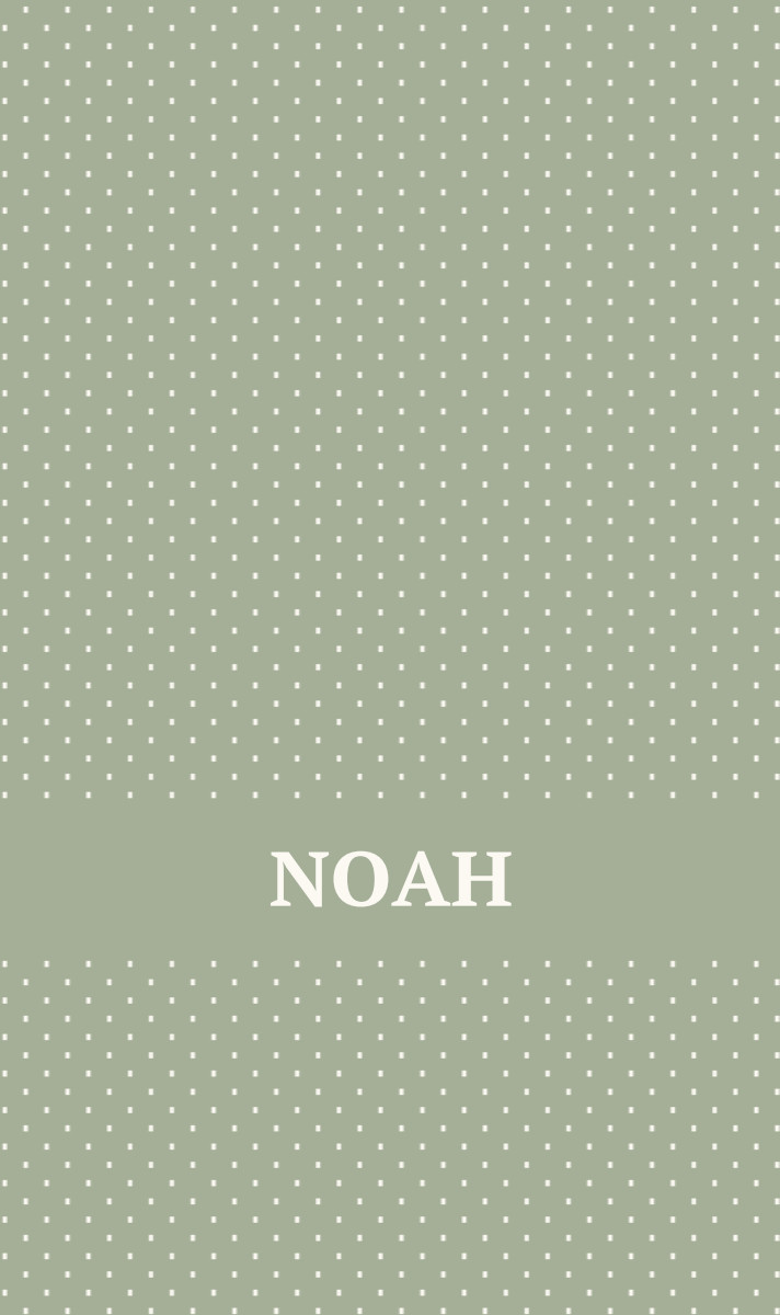 Noah Cot Blanket - Sage/Eggshell