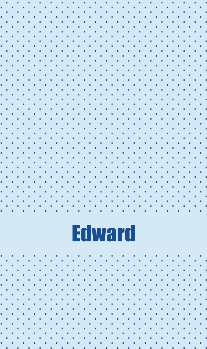 Edward Cot Blanket - Ice Blue/Royal Blue