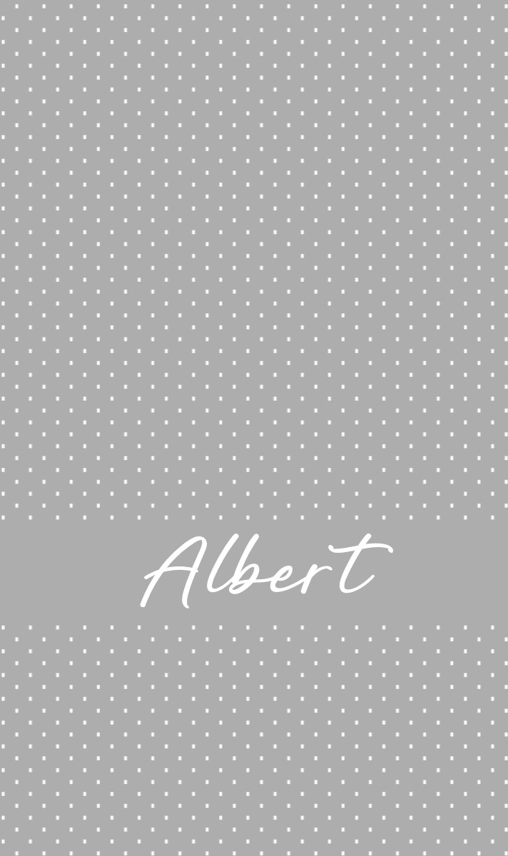 Albert Cot Blanket - Pewter/White