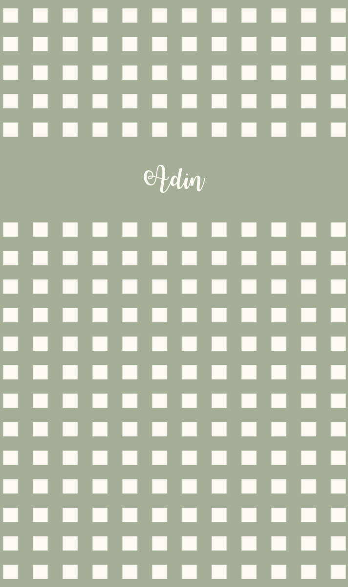 Adin Cot Blanket - Sage/Eggshell