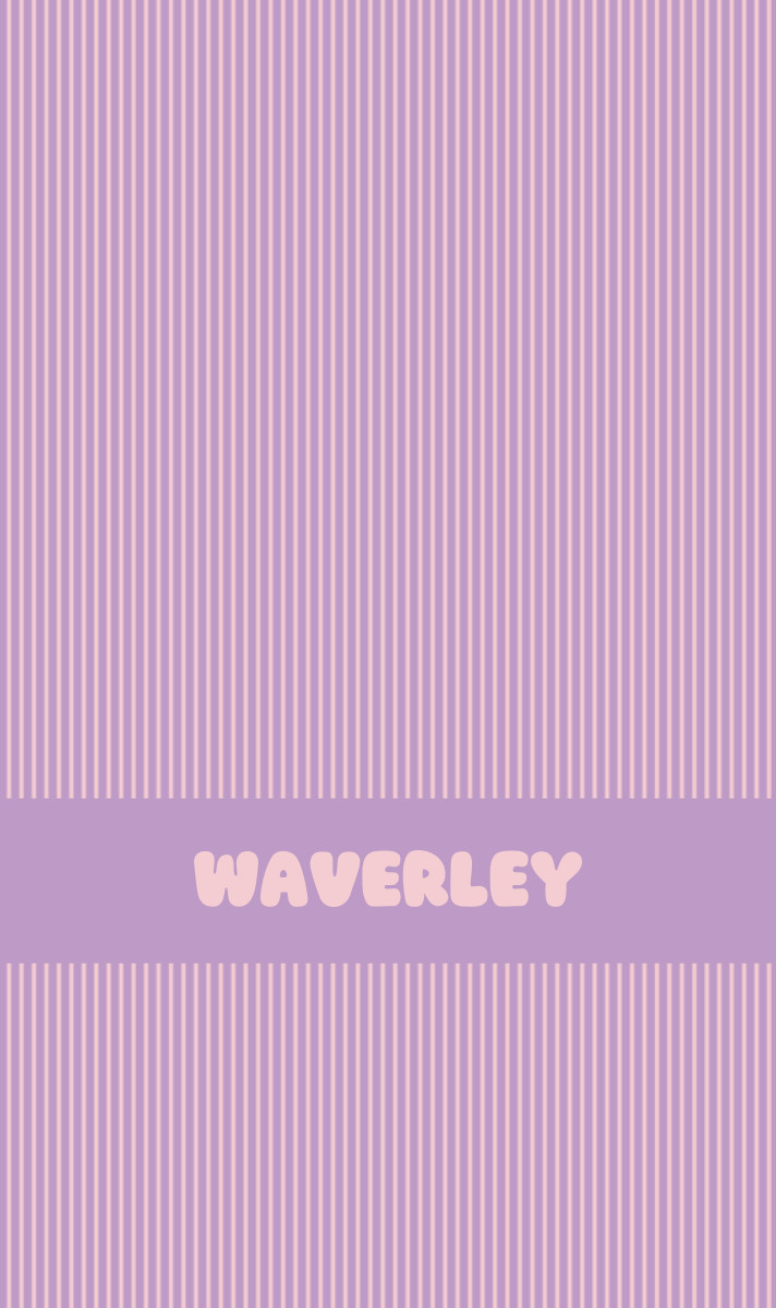 Waverley Cot Blanket - Lavender/Pastel-Pink Perfect Condition