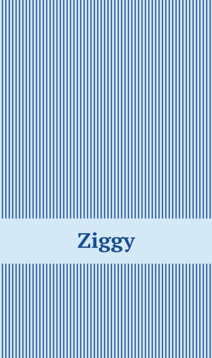 Ziggy Cot Blanket - Ice-Blue/Royal-Blue with Minor Defects