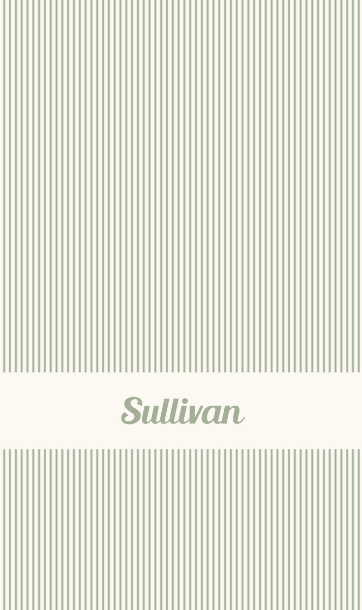 Sullivan Cot Blanket - Eggshell/Sage Perfect Condition