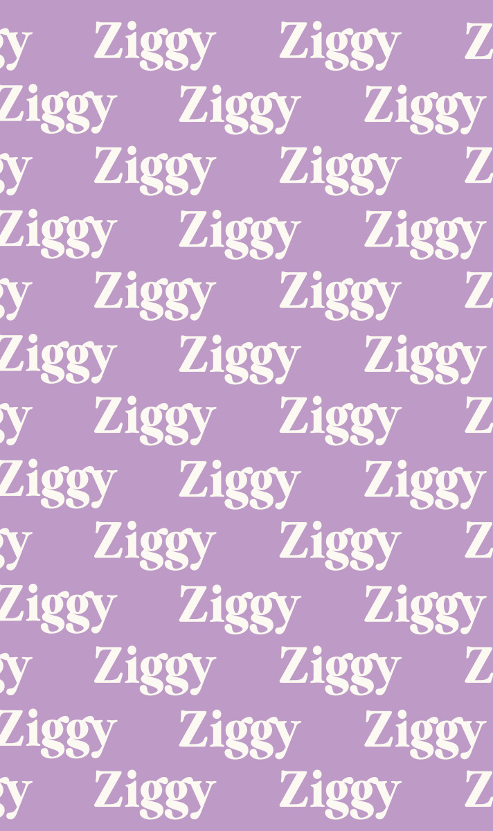 Ziggy Cot Blanket - Lavender/Eggshell