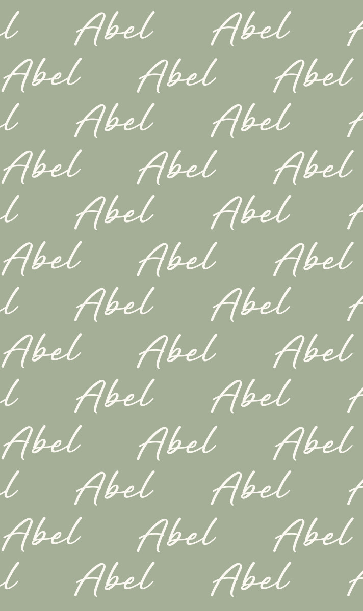 Abel Cot Blanket - Sage/Eggshell