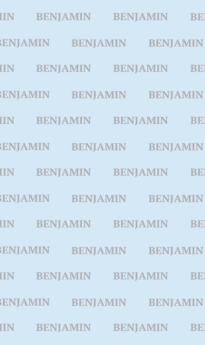 Benjamin Cot Blanket - Ice-Blue/Pewter with Minor Defects