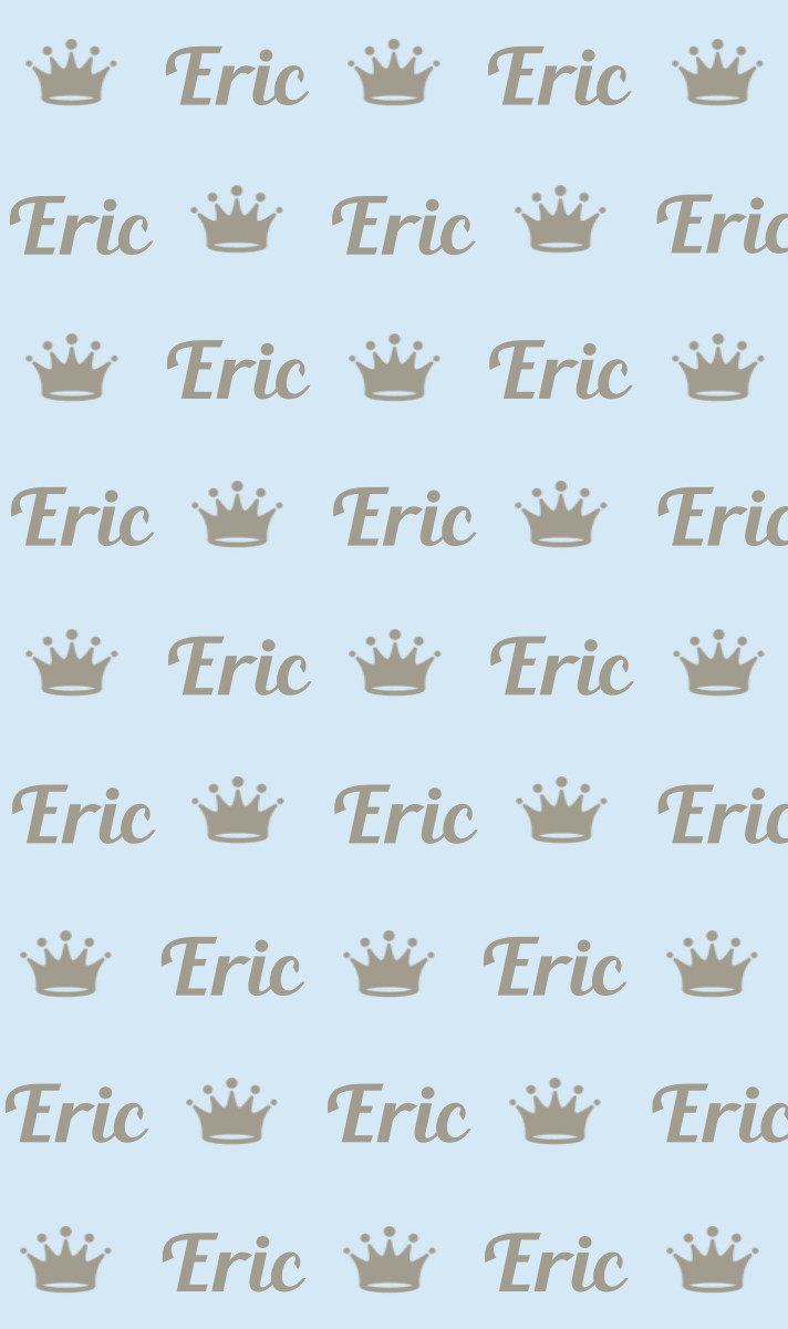 Eric Cot Blanket - Ice Blue/Beige
