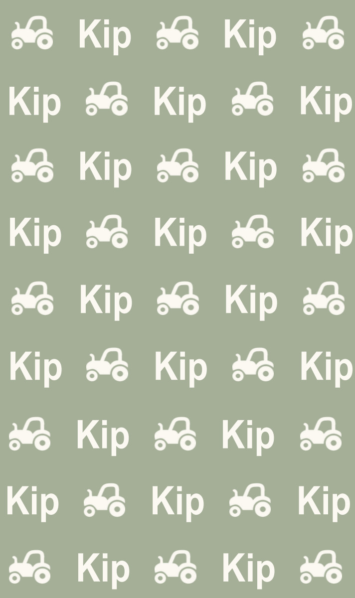 Kip Cot Blanket - Sage/Eggshell