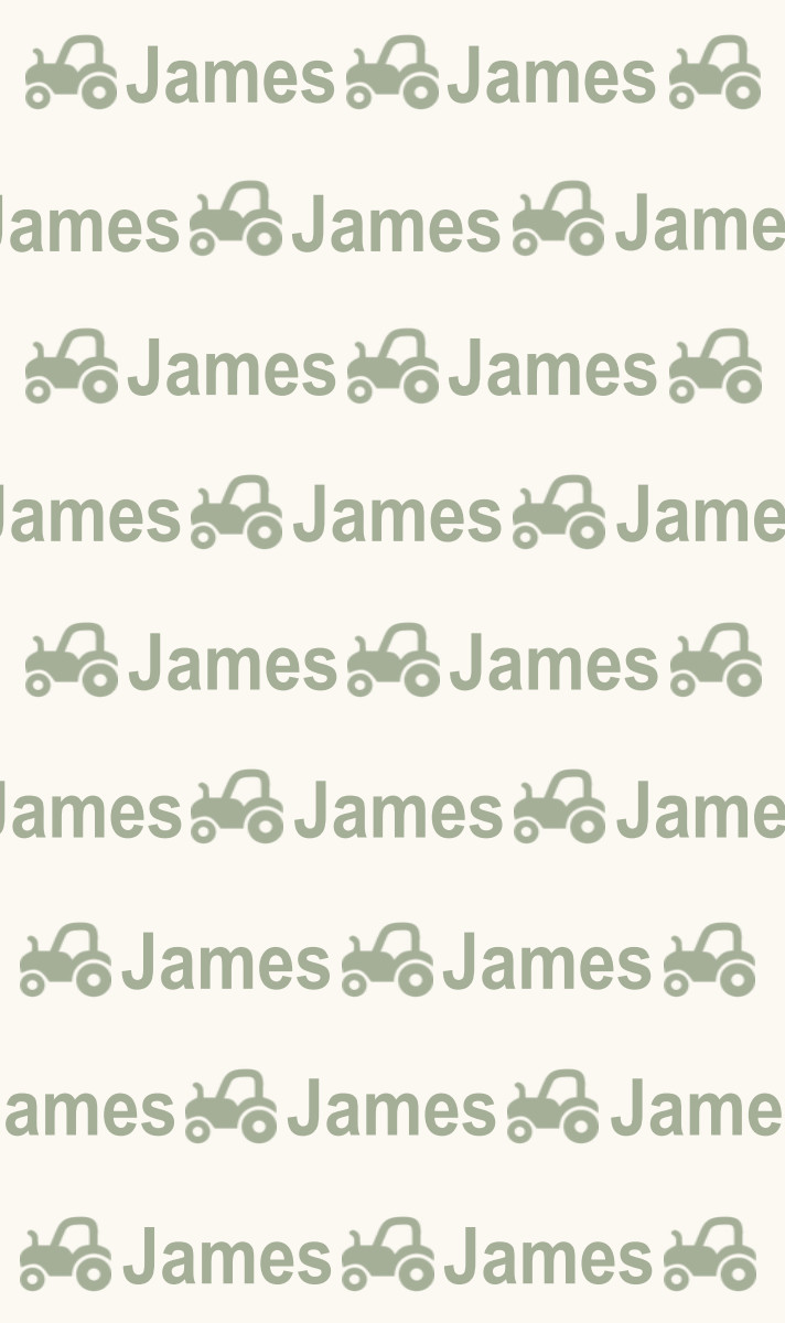 James Cot Blanket - Eggshell/Sage