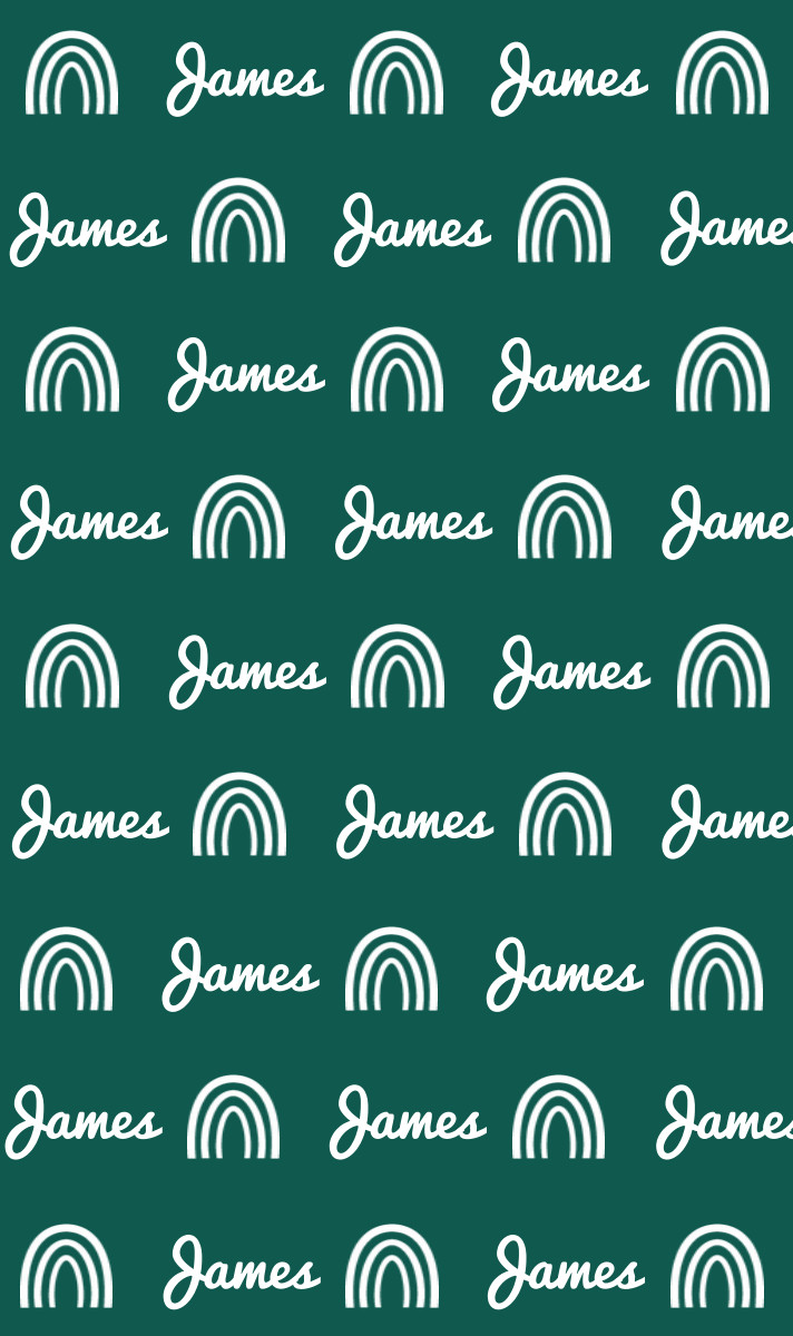 James Cot Blanket - Forest Green/White