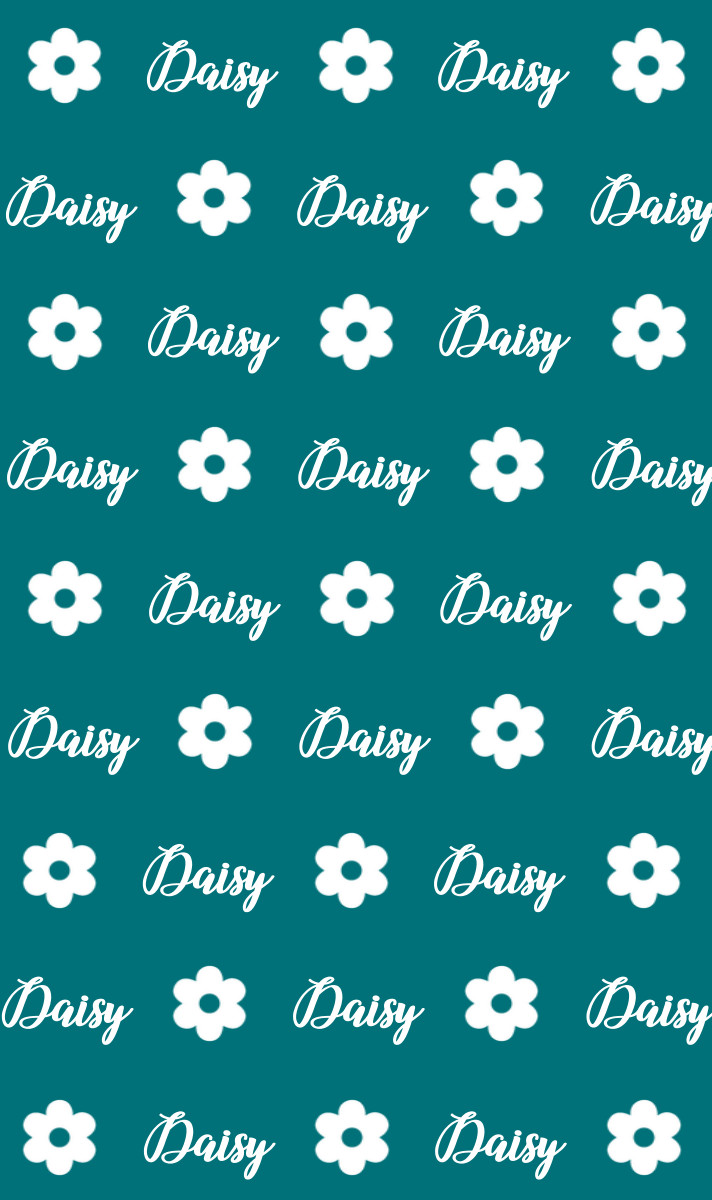 Daisy Cot Blanket - Teal/White Perfect Condition