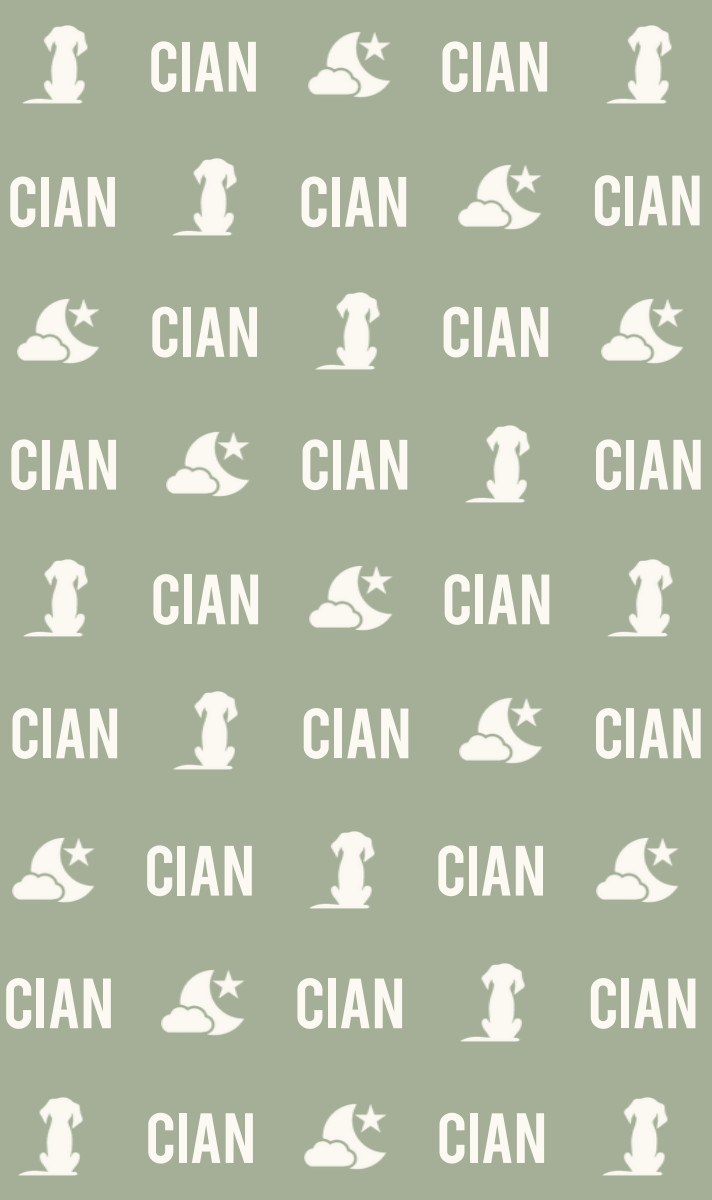 Cian Cot Blanket - Sage/Eggshell Perfect Condition