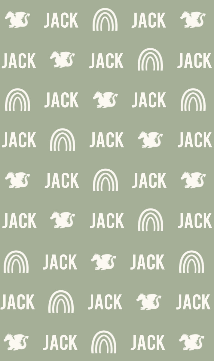 JACK Cot Blanket - Sage/Eggshell