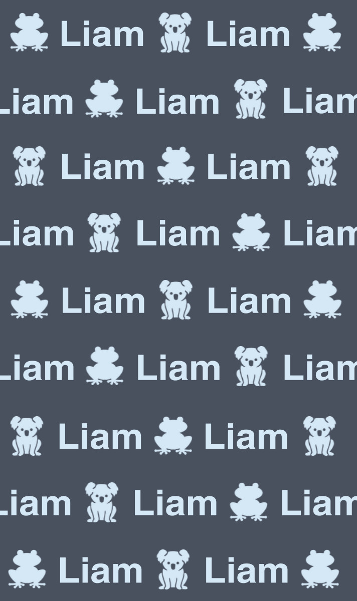 Liam Cot Blanket - Steel/Ice-Blue